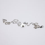 Hammered Texture Plate Pendant : Double Dorje-ZOCALO.JAPAN