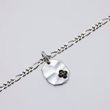 Hammered Texture Plate Pendant : Double Dorje-ZOCALO.JAPAN