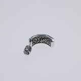 Hammered Texture Hoop Earring : Double Dorje-ZOCALO.JAPAN