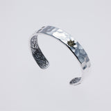 Hammered Texture Bangle : Leaf-ZOCALO.JAPAN