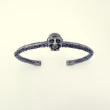 Tibetan Monk Skull Bangle (L)-ZOCALO.JAPAN