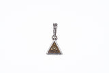 Eye of Providence Charm : (Black CZ)-ZOCALO.JAPAN