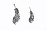Phoenix Tail Feather Charm : (White CZ)-ZOCALO.JAPAN