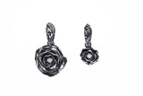 Elegant Rose Pendant : L (White Diamond)-ZOCALO.JAPAN