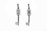 Antique Key : Type5 (White CZ)-ZOCALO.JAPAN