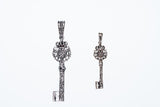 Antique Key : Type3 (Garnet & Sapphire)-ZOCALO.JAPAN