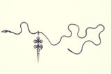 Bird Double Dorje Kartika Dagger (S) : Garnet / Rainbow Moonstone : Necklace Chain Set-ZOCALO.JAPAN