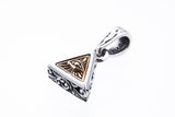 Eye of Providence Charm : (White CZ)-ZOCALO.JAPAN