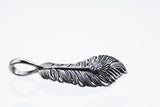 Phoenix Tail Feather Charm : (White CZ)-ZOCALO.JAPAN