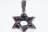 Jewish Star Pendant : S (Garnet)-ZOCALO.JAPAN