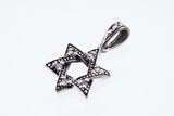 Jewish Star Charm : (White CZ)-ZOCALO.JAPAN