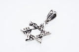 Jewish Star Charm : (White CZ)-ZOCALO.JAPAN