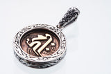 梵字ペンダントトップ : (キリーク・戌/亥・阿弥陀如来)-ZOCALO.JAPAN