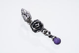 Jeweled Rose Pendant : (Amethyst)-ZOCALO.JAPAN