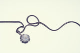 Islamic Round Pendant : L (Rainbow Moonstone)-ZOCALO.JAPAN