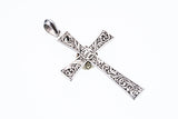 Eye of Providence Cross Pendant : White CZ-ZOCALO.JAPAN