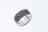 Ivy Cross Ring : White CZ-ZOCALO.JAPAN