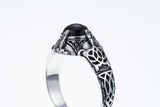 Islamic Round Ring : S (Black Star)-ZOCALO.JAPAN