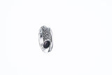 Ivy Spiral Ring Oval : Black CZ-ZOCALO.JAPAN