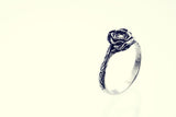 Elegant Rose Ring : S (White Diamond)-ZOCALO.JAPAN