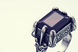 Islamic Ring : L (Garnet)-ZOCALO.JAPAN