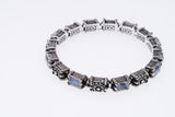 Islamic Bracelet : L (Rainbow Moonstone / 18.5cm)-ZOCALO.JAPAN