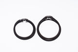 Double Wind Bracelet : S (Black)-ZOCALO.JAPAN