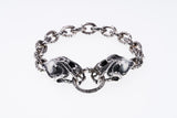 Saber Toothed Tiger Facing Bracelet : L (22cm)-ZOCALO.JAPAN