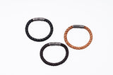 Braided Leather Bracelet : Brown-ZOCALO.JAPAN