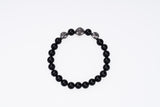 Stone Bracelet With Double Dorje Ball : (Onyx)-ZOCALO.JAPAN