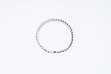 Tiny Pyramid Studs Bracelet : Edged / S (16.5cm)-ZOCALO.JAPAN