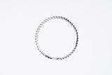 Tiny Pyramid Studs Bracelet : Edged / L (19.5cm)-ZOCALO.JAPAN