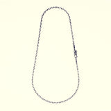 Anchor Square Necklace (L)-ZOCALO.JAPAN