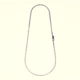 Anchor Square Necklace (L)-ZOCALO.JAPAN