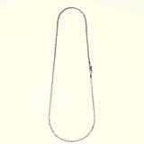 Anchor Square Necklace (L)-ZOCALO.JAPAN