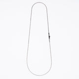 Anchor Square Necklace (S)-ZOCALO.JAPAN