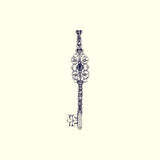 Antique Key : Type5 (Black CZ)-ZOCALO.JAPAN