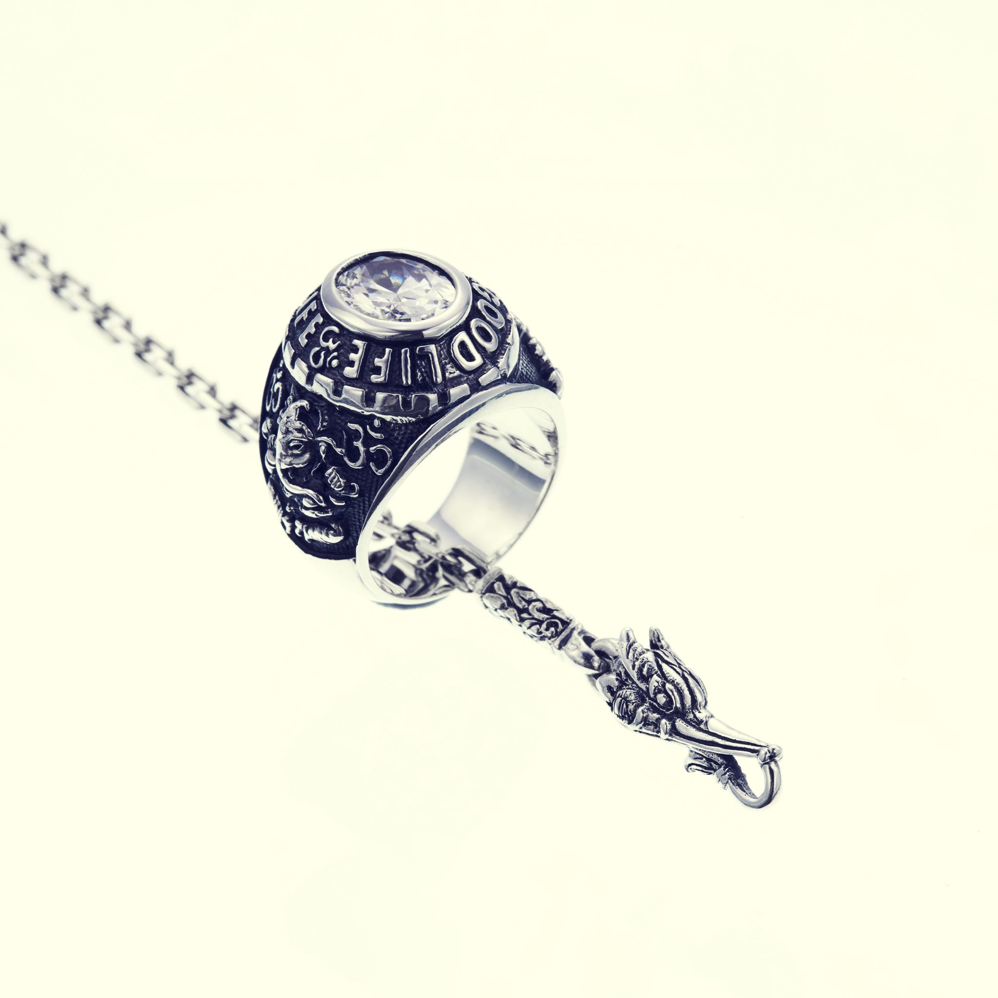 Class ring store necklace pendant