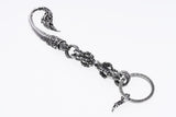 Tibetan Dragon Dorje Key Chain:Silver-ZOCALO.JAPAN