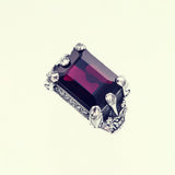 Islamic Ring : L (Garnet)-ZOCALO.JAPAN