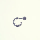 Ivy Ring Stud : (Black CZ)-ZOCALO.JAPAN