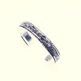 Wide Ivy Bangle (Antique Finish)-ZOCALO.JAPAN