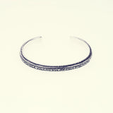 Narrow Ivy Bangle (S) (Antique Finish)-ZOCALO.JAPAN