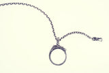 Anchor Square Necklace (L)-ZOCALO.JAPAN