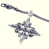 7-Point Double Dorje : Ruby & Sapphire-ZOCALO.JAPAN