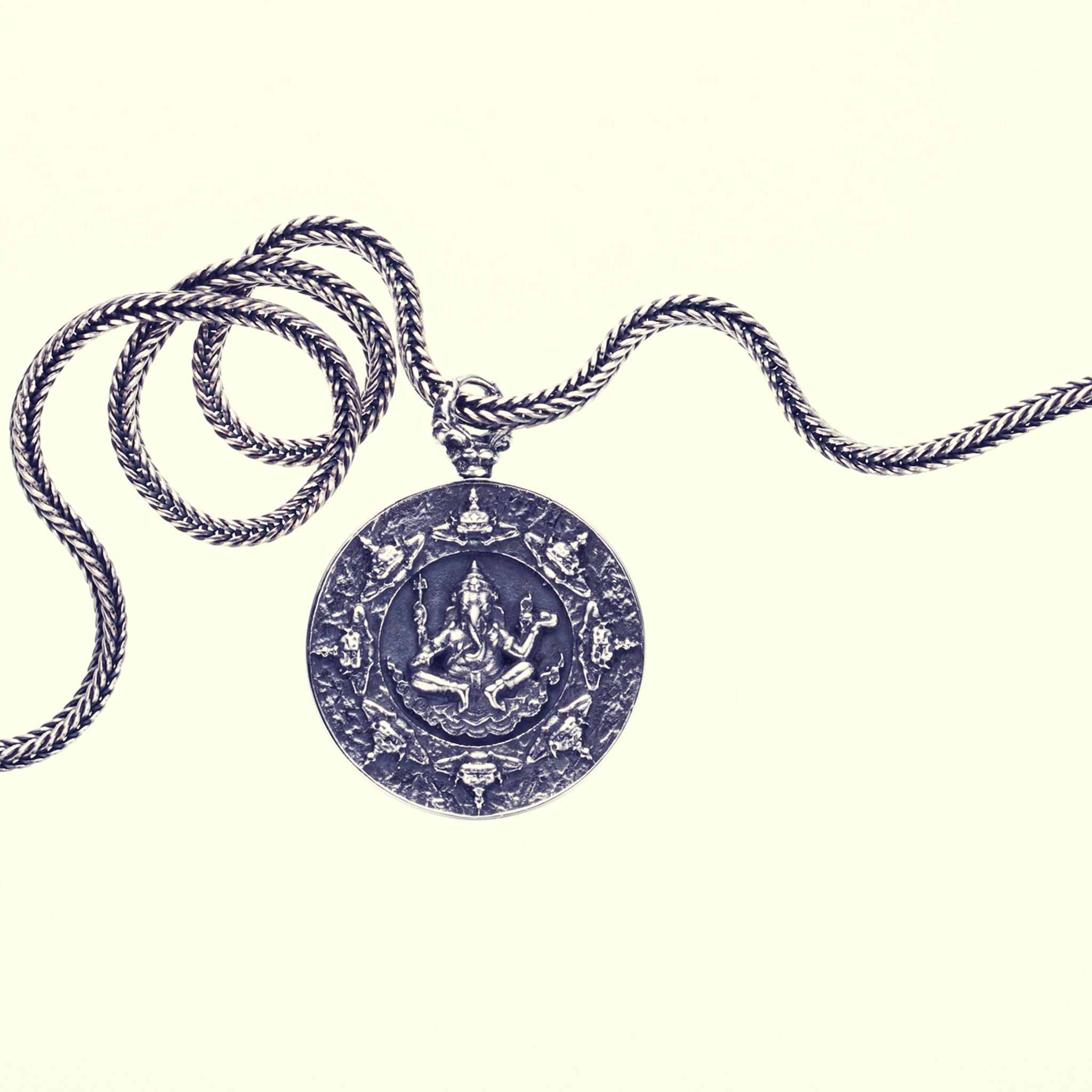 ZOCALO ソカロ｜Ganesh Coin Pendant : Necklace Chain Set 