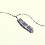 Phoenix Feather Pendant (L) : Necklace Chain Set-ZOCALO.JAPAN