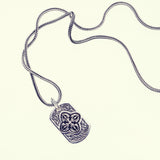 Double Dorje Dog Tag : Necklace Chain Set-ZOCALO.JAPAN