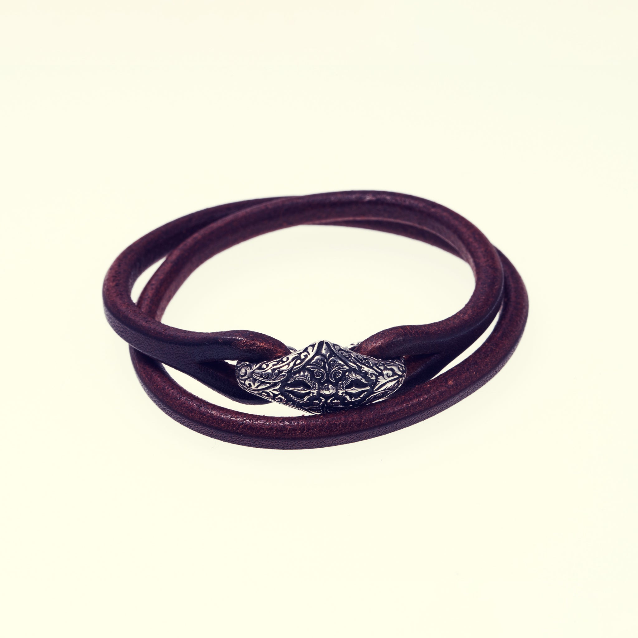 zocalo/ソカロ ダブル・ワインド・ブレスレット : S（ブラウン） Double Wind Bracelet : S (Brown) ｜ダブルワインド
