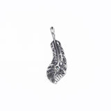 Phoenix Tail Feather Charm : (White CZ)-ZOCALO.JAPAN